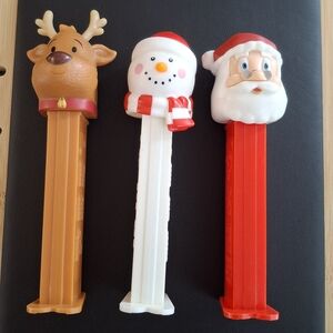 Collectible Set of 3 Christmas PEZ Dispensers